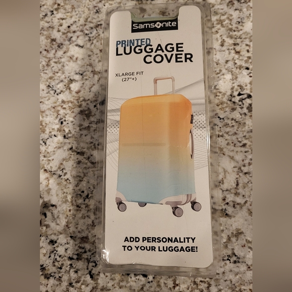 Samsonite Other - NEW Samsonite Blue and Orange Ombre Luggage Cover. XL 27"